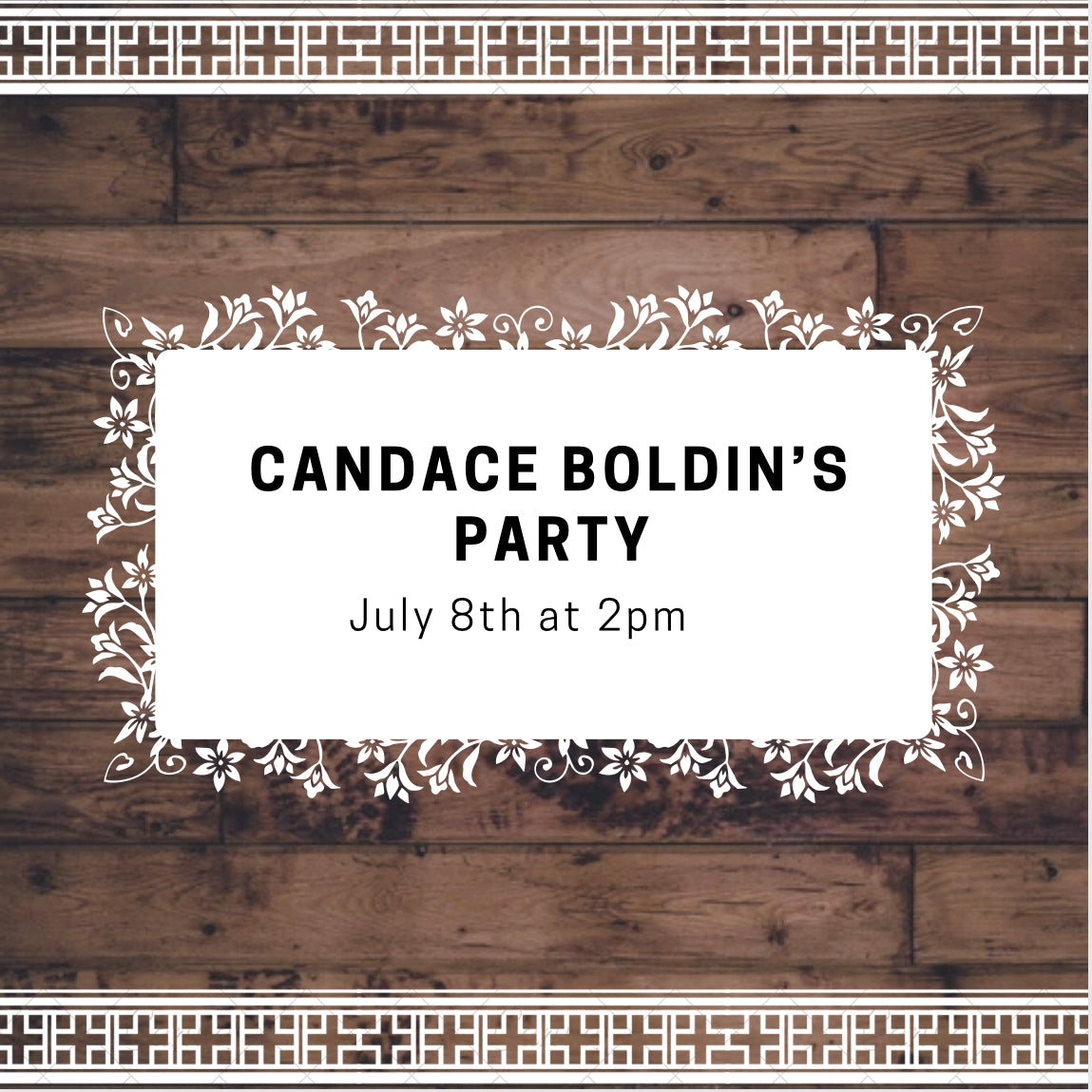 CANDACE BOLDIN'S PARTY